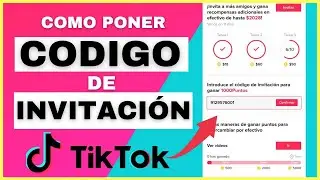 😱 Como Poner el CODIGO de Invitación de TIK TOK PARA 𝗚𝗔𝗡𝗔𝗥 𝗗𝗜𝗡𝗘𝗥𝗢 💰💸