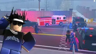 CRIMINAL STEALS a FIRE TRUCK in ERLC!