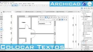 Colocar Textos en Archicad