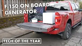2021 Ford F-150 PowerBoost Hybrid onboard generator demonstration