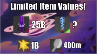 Limited Item Marketplace Value Guide! RPG SIM