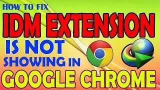 How to fix idm extension not showing in chrome