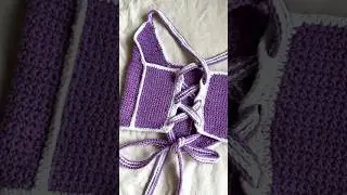 топ корсет крючком 💟 #крючок #вязаниекрючком #crochet #корсеткрючком #рекомендации #тренд