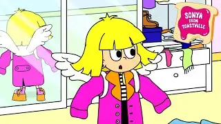 Sonya's Fashion Trends - Preparing for the School | Sonya from Toastville | Cartoons for kids