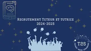 Recrutement Tuteurs et Tutrices 2024-2025