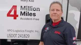 XPO Driver Mary Kile Achieves Four Million Accident-Free Miles