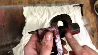 Советские тиски с металлолома.  ( USSR vise restoration. )