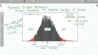 MTH243 Week5 Day10 Standard Error and Margin of Error