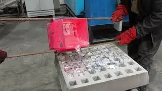 Литье заготовок из алюминия.