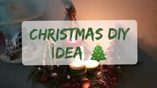 Christmas candle holder stand  making. Christmas DIY tutorial
