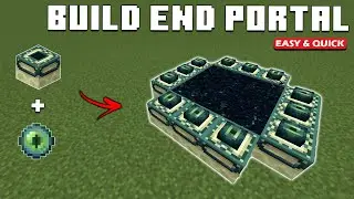 How to Build Working End Portal in Minecraft (ALL EDITIONS)