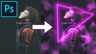 Neon Light Effect Photoshop CC 2021 Tutorial