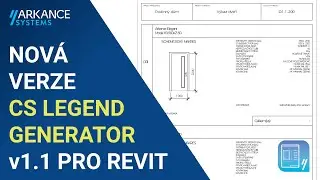 CS Legend Generator V1.1 pro Autodesk Revit - ukázka nové verze