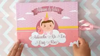 Álbum de fotos bebé primer añito a 5 años