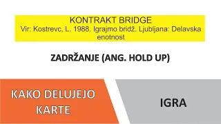 Zadržanje (ang. Hold up) (1. del)