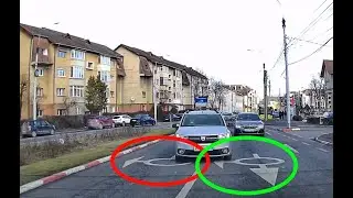 Sicanare in/dupa giratoriu.