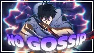 SUNG JIN-WOO RAP | “NO GOSSIP” | Young Light X Drip$tick X Ky Nova (SOLO LEVELING AMV)