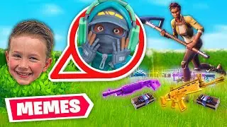 teaching a 7 YEAR OLD how to do memes...