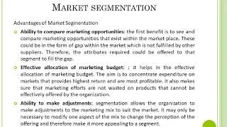 Segmentation | Targeting | Positioning | Bases of Segmentation | Differentiation