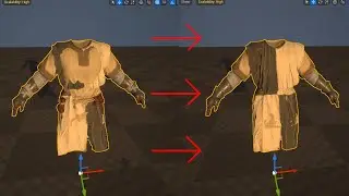 UE 5.2 - Runtime Skeletal Mesh Deformer For Modular Characters