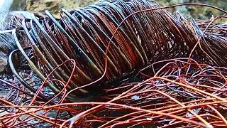 COPPER FOR HARD WORK!/SCRAP METAL MINING AT THE LANDFILL/135/