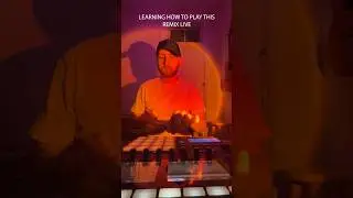 learning to play my remix live on #maschine 🎵🎧 #shorts #musicproducer #remix #edm