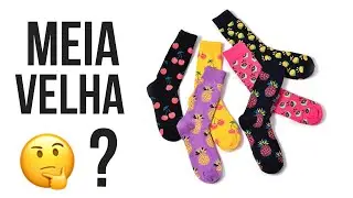 DIY - Ideia SUPER ÚTIL  de Artesanato com Meias Velhas