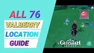 Valberry Locations | Efficient Route | Ascension Materials | GENSHIN IMPACT 
