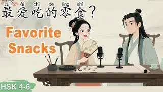HSK 4–6｜What's Your Favorite Snack? (Food Vocabulary & Listening) 