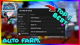 BLOX FRUIT SCRIPT PASTEBIN | AUTO FARM LEVEL - KATAKURI - MIRAGE - RACE V4 - Fast Attack - AND MORE!