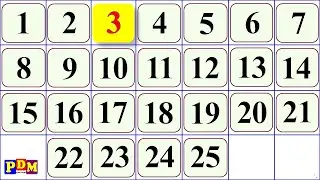 Learn Numbers From 1 To 25 | 1234 Number Names | 123 Numbers Song | Number Names 1 to 20