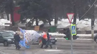 Масленица баба на сожжение