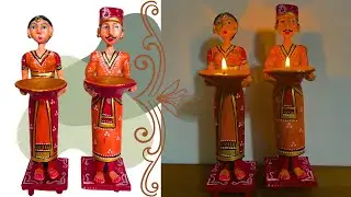 DIY Candle Holder from Waste ♻️🕯️ | Easy Craft Idea