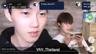 180527 #VAV App Livechat with #Baron & #Ayno