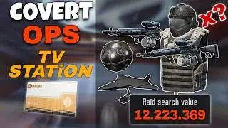 12m Loot as COVERT OPS TV STATION 120k🔥Arena Breakout