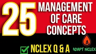 NCLEX Practice Questions on the NCLEX | NCLEX Review Concepts | Management of Care plus