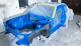 Painting My E30M3 Laguna Seca Blue With 