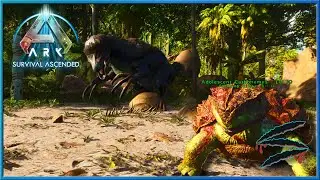 A THERIZINOSAURUS Killed my BABY Turtle! - ARK Survival Ascended - E1