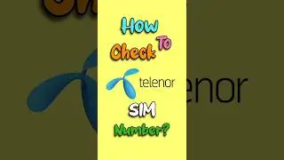 How To Check Telenor SIM Number | Telenor |