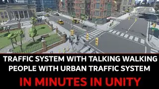 Advance Traffic System Population, Talking, Walking, Audience Bicycles With Urban Traffic System