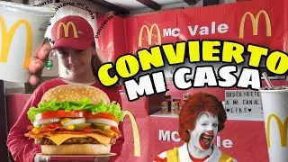 CONVIERTO mi CASA en un MC DONALDS 🍔🍟🏡