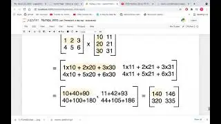 Matrix multiplication NumPy Python