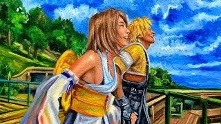 How to paint Yuna & Tidus Final Fantasy X