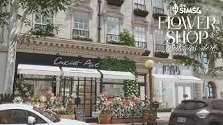 The Sims 4 Businesses & Hobbies - Flower Shop & Ceramic Store - Relaxing Speed Build - (ASMR)