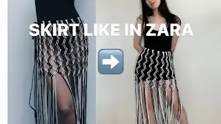 DIY skirt macrame | Макраме юбка своими руками