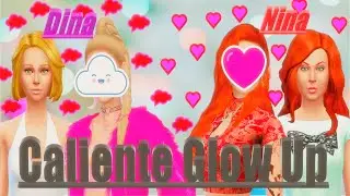 Glow Up Create A Sim II Dina + Nina Caliente II The Sims 4 CAS