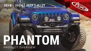 Introducing the Phantom Series Jeep JL/JT Winch Front Bumper & Wrangler JL Rear Bumper