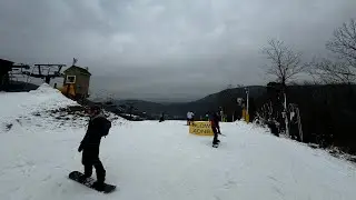 Snowboarding/Riding at Whitetail resort, PA!