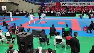 Harshit pandey INDIA 🇮🇳vs SAUDI ARABIA 🇸🇦in asian karate championship held at manilla , philippines