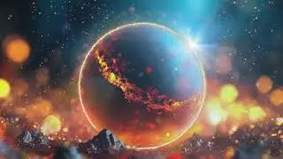 Burning Planet 4K Motion Background